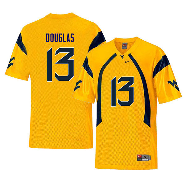 Men #13 Rasul Douglas West Virginia Mountaineers Retro College Football Jerseys Sale-Yellow - Click Image to Close